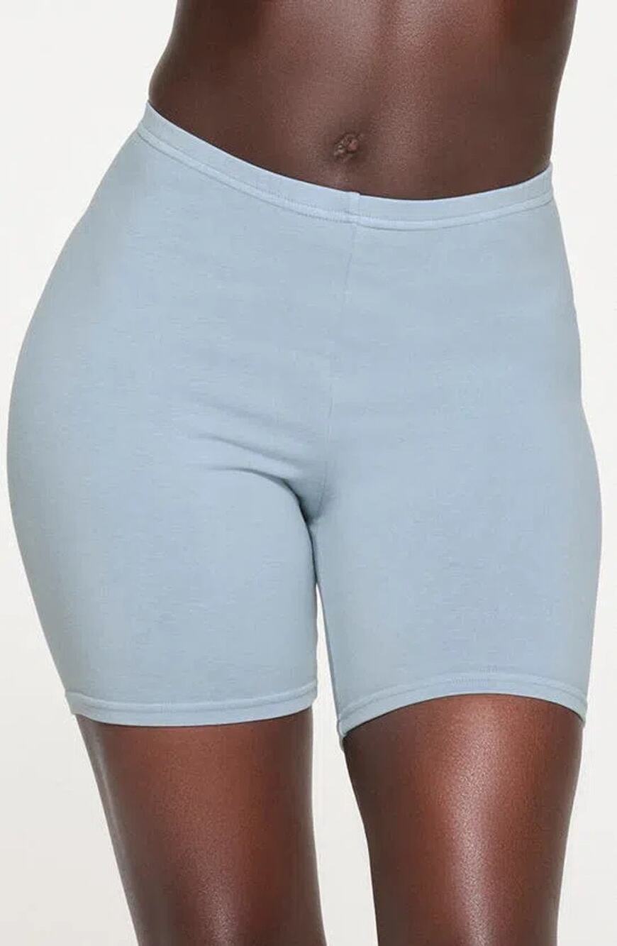 SKIMS Outdoor Bike Shorts Denim Blue Size Small NWT